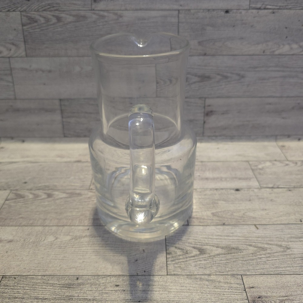 Tiffany & Co Clear Crystal Glass Bedside 7" Water Pitcher Carafe - Picture 2 of 8